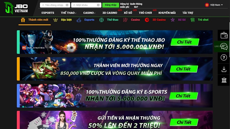 JBOVN thường xuyên tổ chức nhiều event, chương trình khuyến mãi hấp dẫn